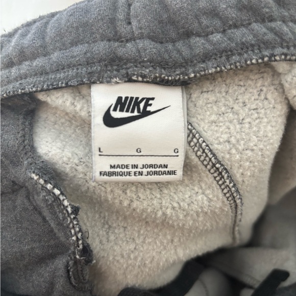 Nike Men Gray Fleece Sweatpants Size Large - Picture 9 of 10